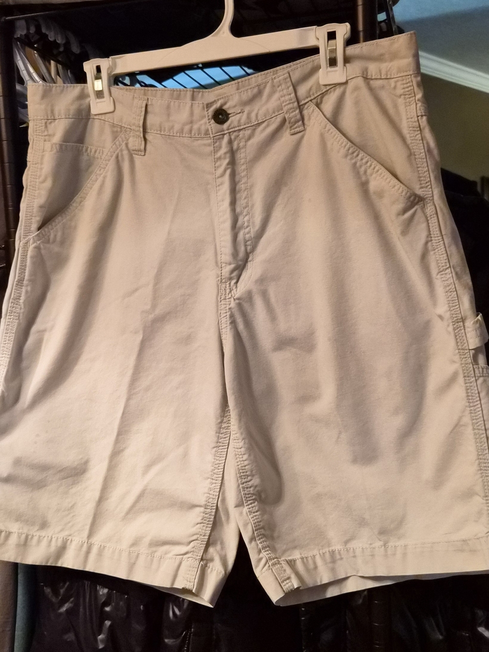 Faded Glory Men's Size 34 Khaki Cargo Shorts